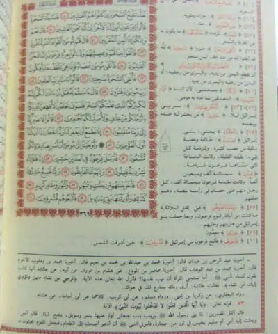 Tafsir al coran alkarim (arabe) dans sa pochette zip de 9.5 x 13.5 - tafsir aljalalayn