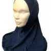 hijab 1pièce lycra bleu fillette