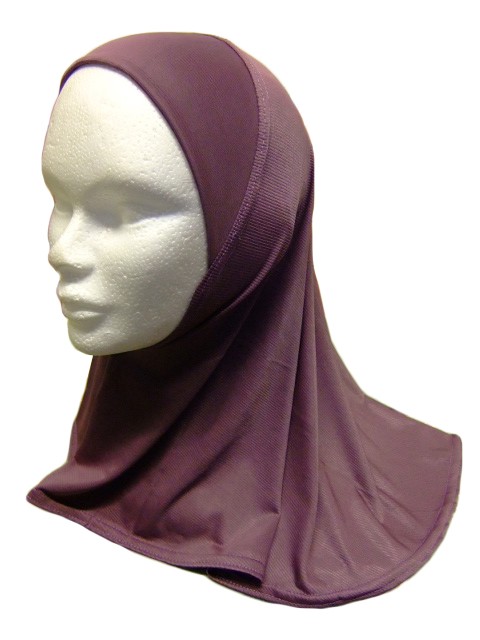hijab 1pièce lycra toucher fluide fillette