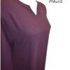 Abaya simple El Bassira en caviary avec manches élastiques