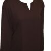 Abaya simple El Bassira en caviary avec manches élastiques