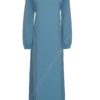 Abaya simple El Bassira en caviary avec manches élastiques