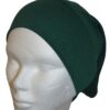 Bonnet tube Vert foncé en coton