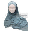 HIJAB à enfiler en Mousseline avec bonnet croisé – Image 12