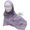HIJAB à enfiler en Mousseline avec bonnet croisé – Image 11