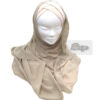 HIJAB à enfiler en Mousseline avec bonnet croisé – Image 6