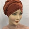 HIJAB BONNET CROISé ET CHALE EN MOUSSELINE