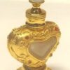 Bouteille Musc en forme de coeur translucide