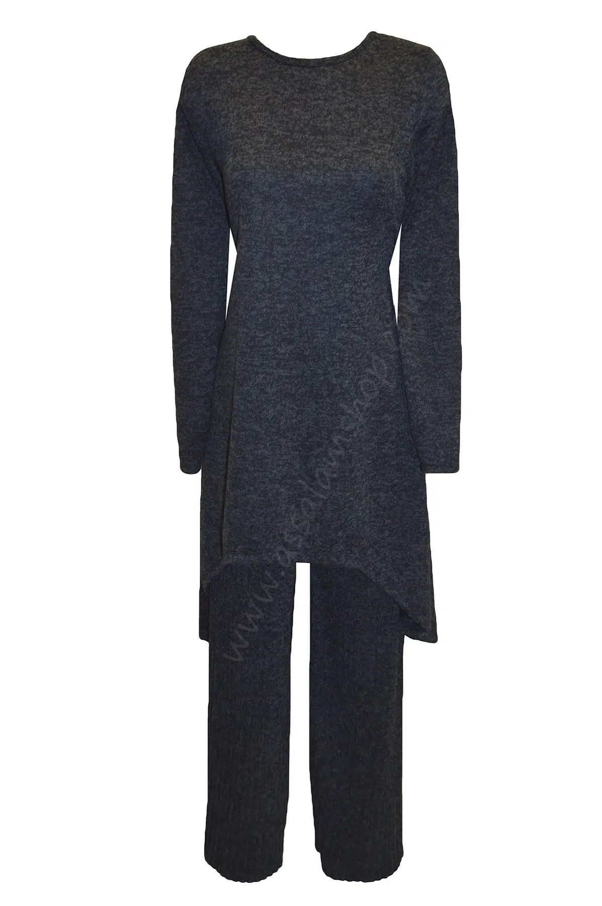 Ensemble tunique pantalon plissé