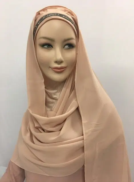 HIJAB DIADEME OU COLLIER (fourni avec sa cagoule)