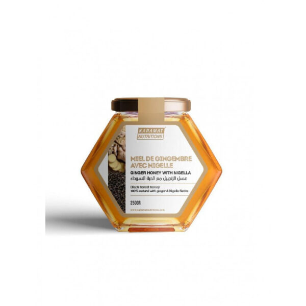 Miel de forêt Avec Gingembre et Nigelle KARAMAT Nutritions
