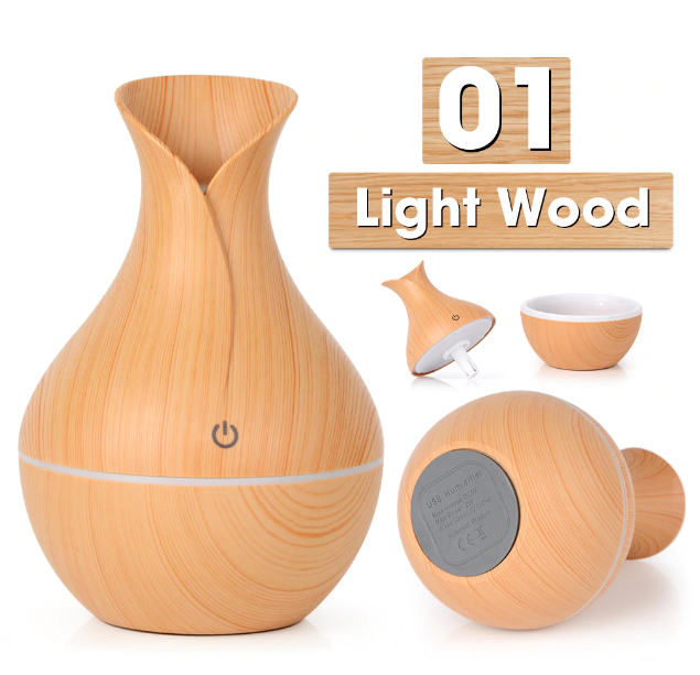 Diffuseur huiles essentielles/Humidificateur d'air (3 coloris)