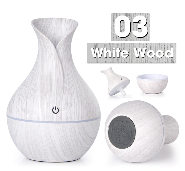 Diffuseur huiles essentielles/Humidificateur d'air (3 coloris)