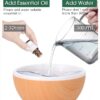 Diffuseur Huiles essentielles/ Humidificateur d'air 300ml