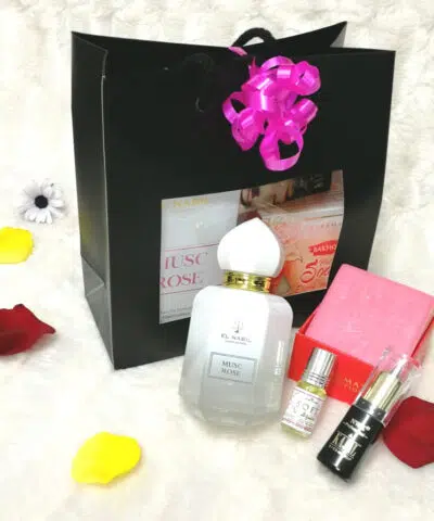 Pack Cadeau LUXE pour ELLE: Parfum EL NABIL +musc + savon+ khol+ huile