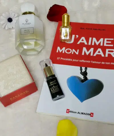 Pack Cadeau pour ELLE: Parfum EL NABIL +musc + savon+ khol+ J'aime mon mari