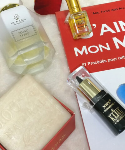 Pack Cadeau pour ELLE: Parfum EL NABIL +musc + savon+ khol+ J'aime mon mari