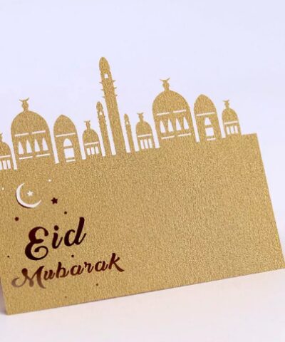 Carte Eid Mubarak (lot de 5)