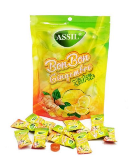 Bonbons Gingembre citron 125g - ASSIL