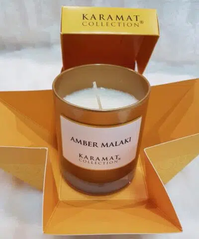 AMBER MALAKI - Bougie parfumée de luxe - KARAMAT