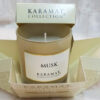 MUSK - Bougie parfumée de luxe - KARAMAT