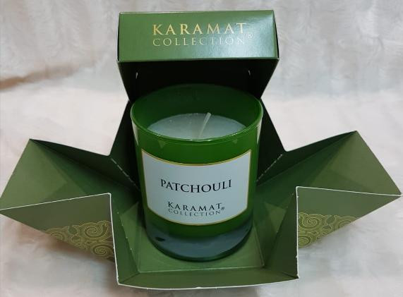 PATCHOULI - Bougie parfumée de luxe - KARAMAT