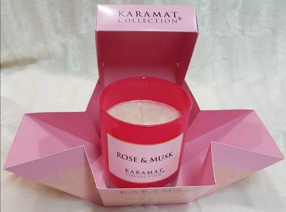 ROSE&MUSK - Bougie parfumée de luxe - KARAMAT