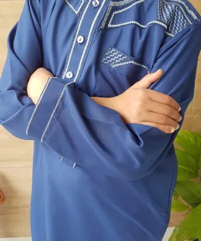 Alternative view of Ensemble Qamis Pakistanais Adress Tunique pantalon Enfant