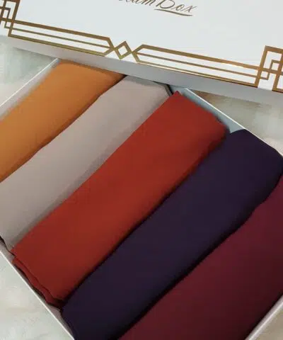 Coffret Hijab Soie De Médine Mix Tendance