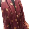 Hijab/écharpe imprimée feuilles – Image 2