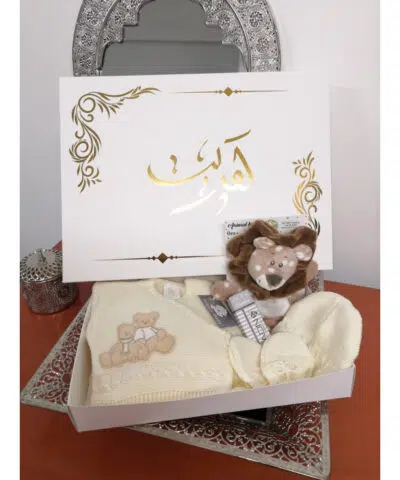 Coffret Naissance Doudou/ Ensemble Tricot