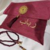 Pochette/sac femme avec Tapis prière brodé et sebha – Image 2