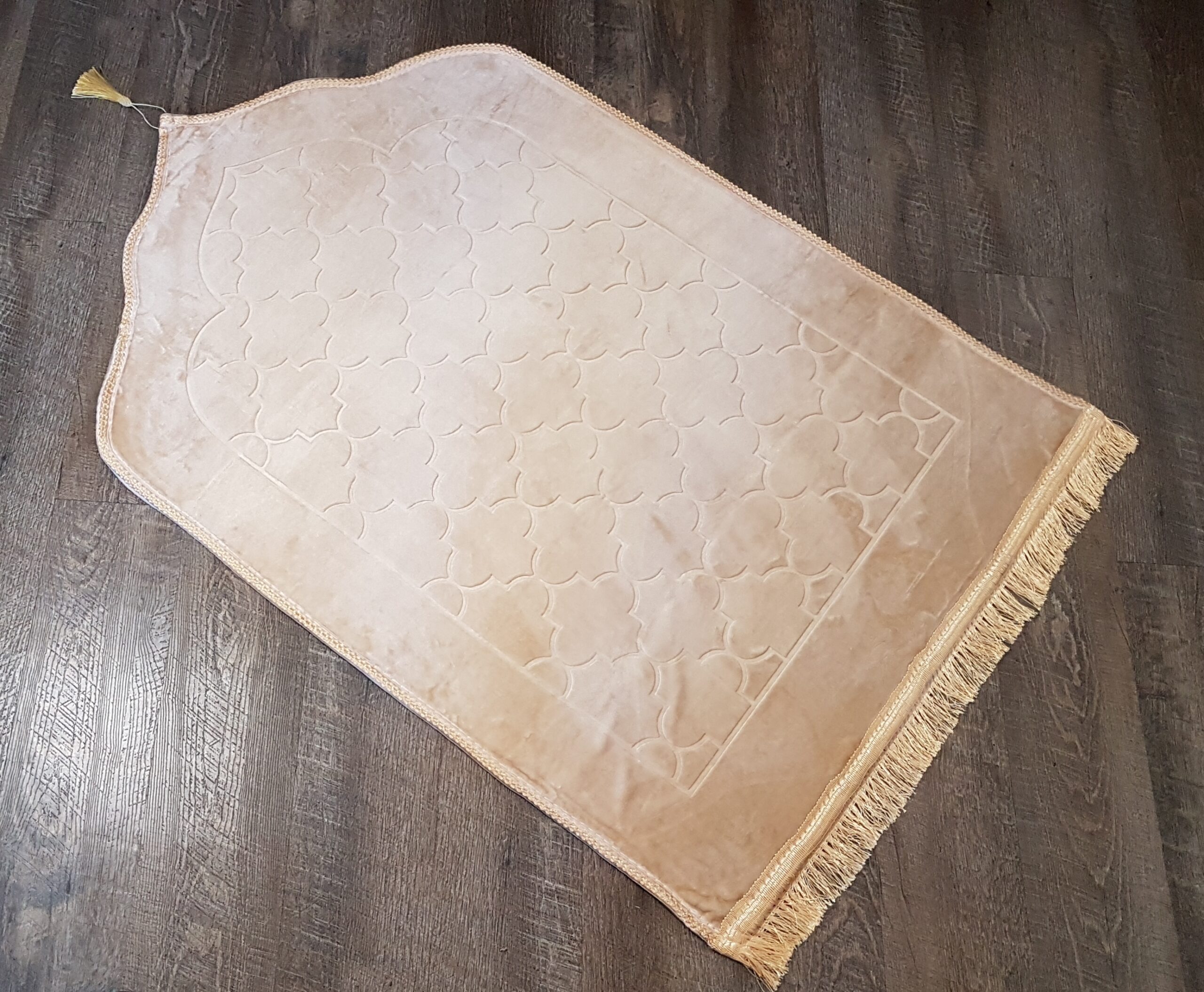 Tapis de prière épais Luxe Beige Dôme