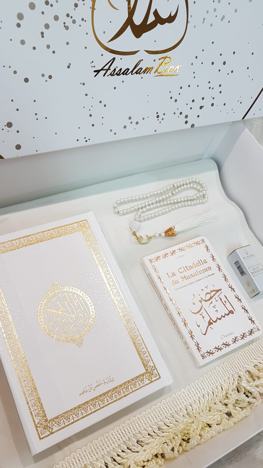 Coffret Coran Full White Arabic small Citadelle