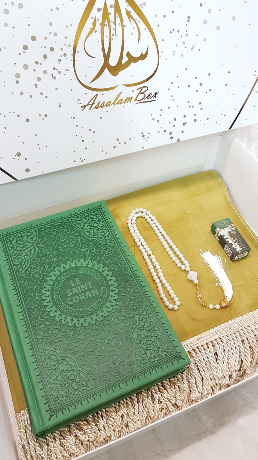 Coffret Coran Full Green/Gold