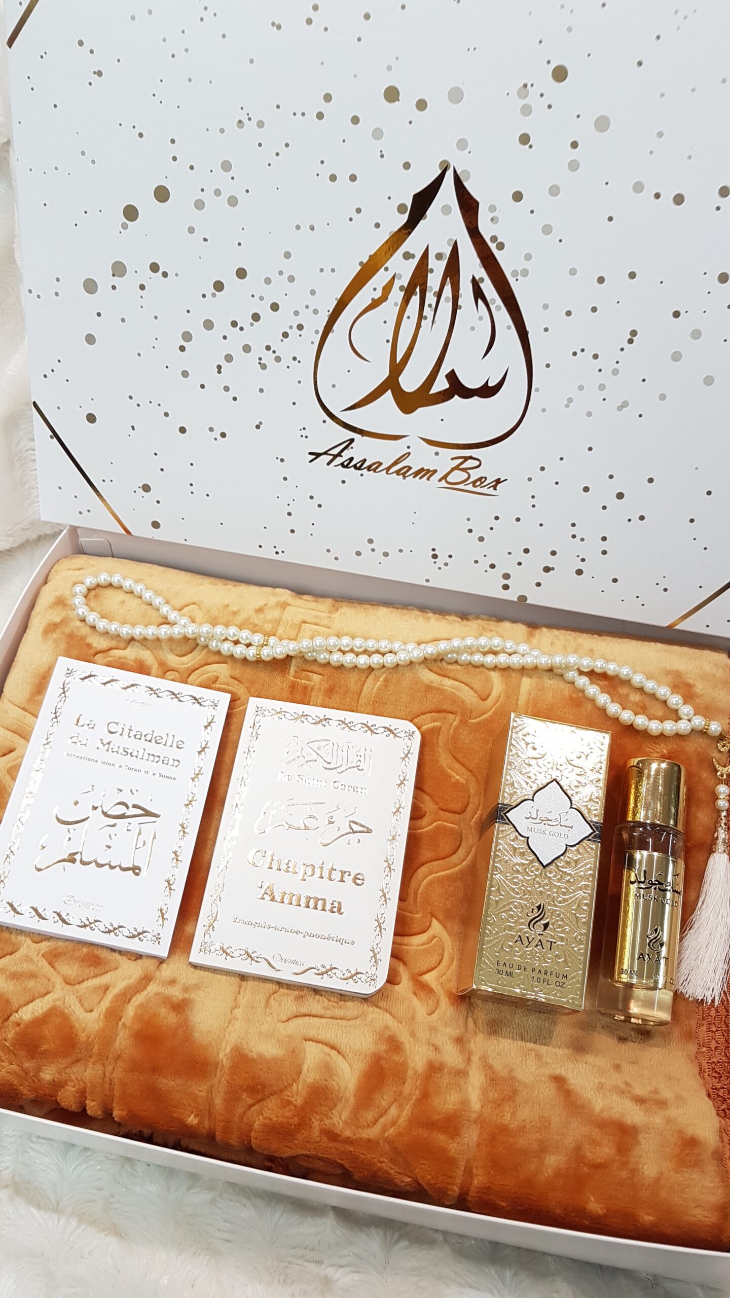 Coffret Gold Tapis épais Musk Luxe Duo
