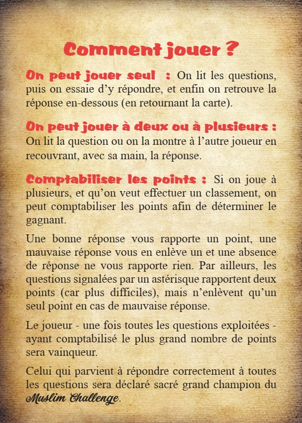 Muslim Challenge : Les Compagnons du Prophète – Image 4