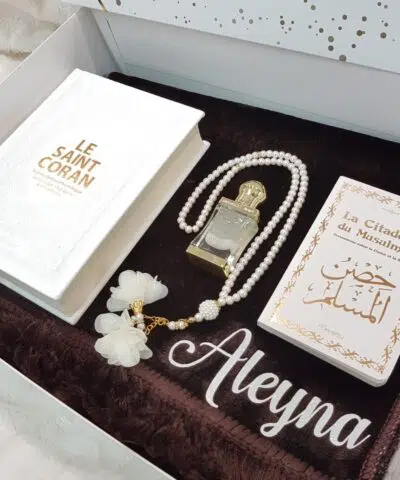 Coffret CORAN Phonétique Luxe Abiyad
