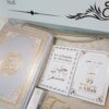Coffret CORAN Arabe Silver Tapis épais Citadelle/99 noms d'Allah (azawajal)