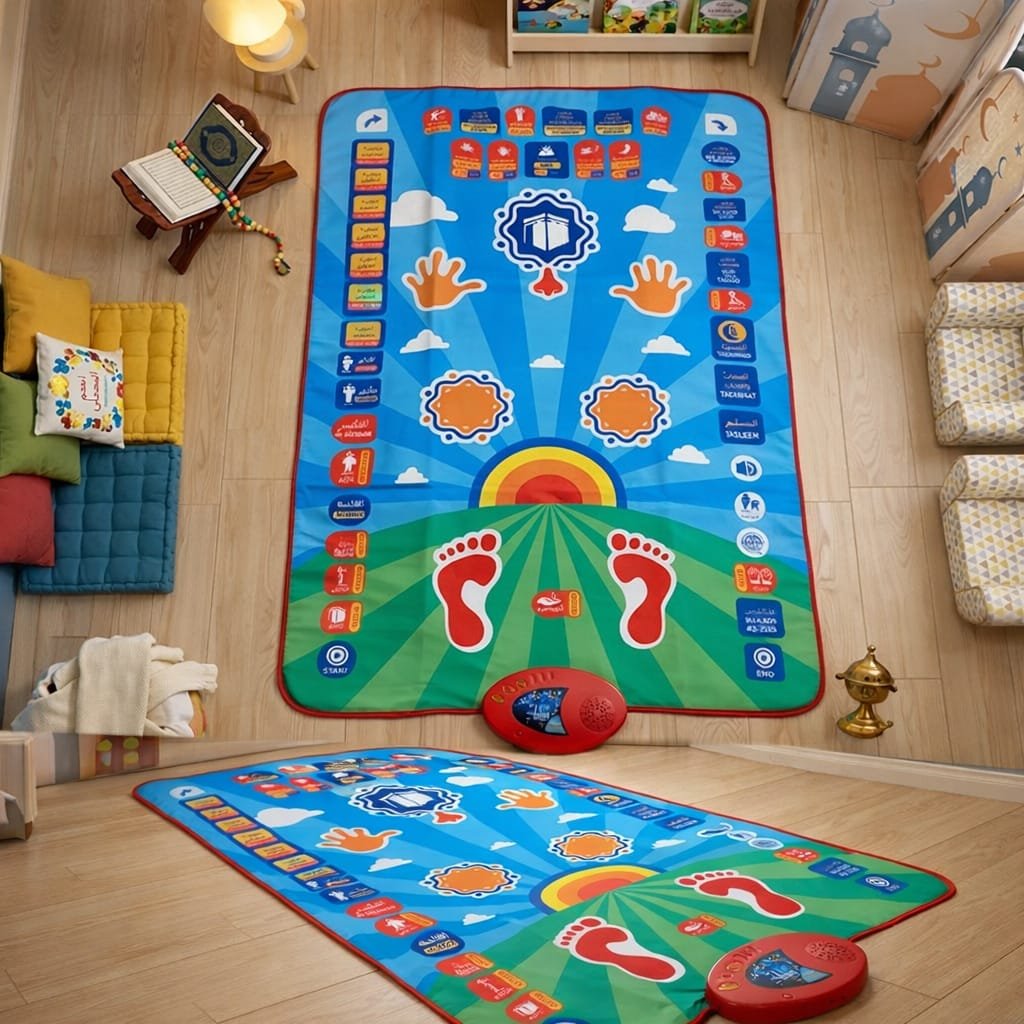Tapis de prière interactif pour enfants SAJADAH Original