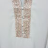 Robe/abaya Eïd Femme ou fille Broderie carré avec boutons – Image 7