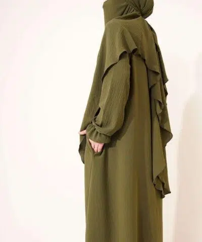 Alternative view of Robe et Khimar en Jazz 1 voile assortis