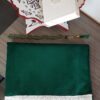 Tapis De Prière UNI En Velours Luxe VERT FORÊT – Image 2