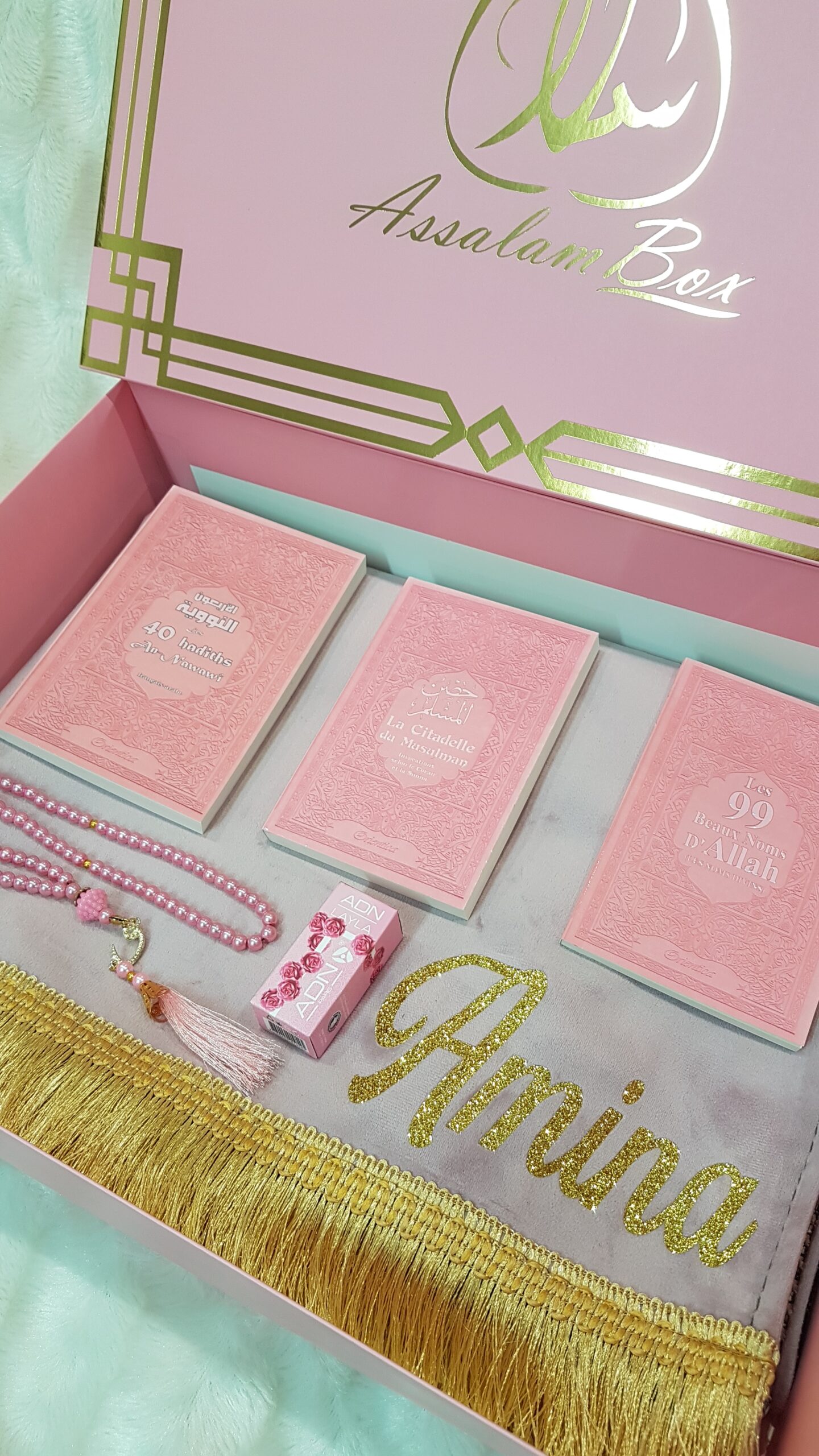 Coffret Rose Trio 40 Hadiths An Nawawi – Image 2