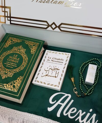 Coffret Coran Green Daim