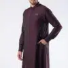 QAMIS Grenat AVEC COL - AL AMEER AA2428 – Image 4