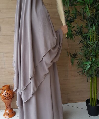 Alternative view of Robe et Khimar assortis en Jazz 2 voiles