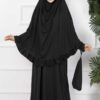 Ensemble prière cape avec attache et jupe en Soie de médine – Image 4
