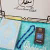 Coffret Grand CORAN Light Blue Tapis épais Musk Karamat