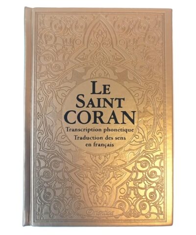Coran Arabe/Français/Phonétique Gold (Deluxe cuir doré)
